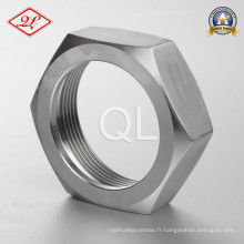 Saniatary Stainless Steel Bevel Seat Fitting Hex Union Nut (3A)